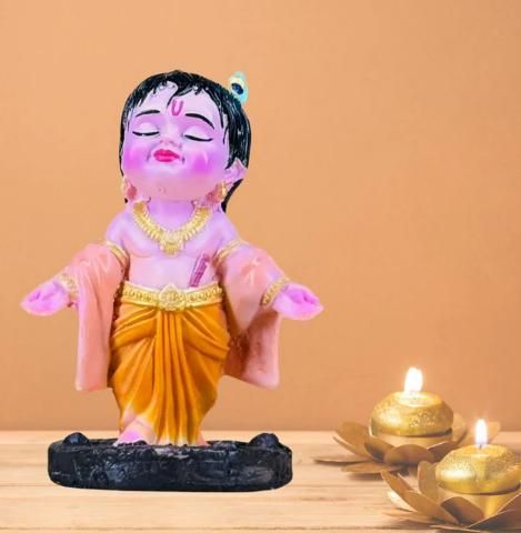 Banke Bihari Idol – Handcrafted Decorative Statue, 1 Piece, Unique Design